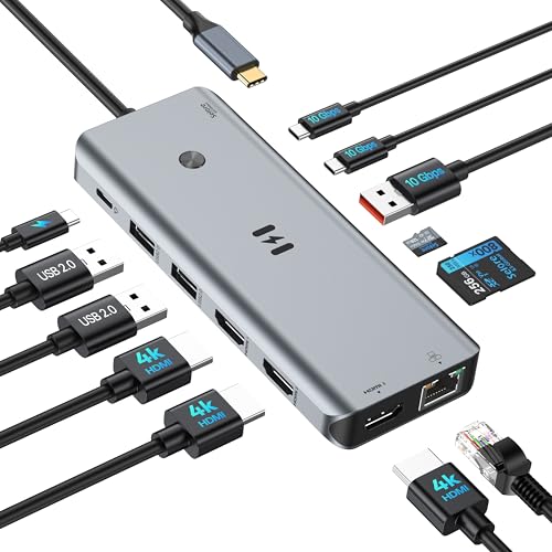 Selore 13-in-1 USB C Docking Station