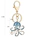 AIBEARTY Cute Octopus Crystal Keychain Animal Keyring Car & Bag Accessory Free with Gift Bag
