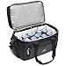 Large Cooler Bag with Dual Insulated Compartment, Heavy Duty Material, Thick Insulation and Replaceable Liners.