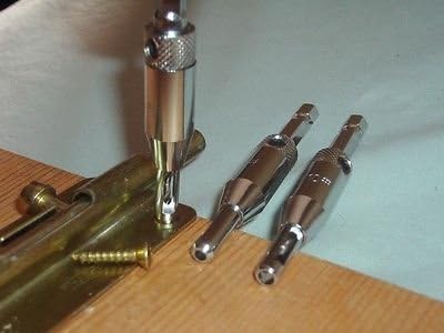 Self Centering Hinge Hardware Drill Bit Set 7/64 9/64 11/64 , # 6 8 10 Vix Vicks by Drill Bits