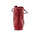 Leather Women's Lace-up Jazz Dance Boots Red/Black/Pink