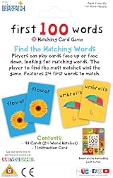 Briarpatch University Games First 100 Words Matching Card Game 48 Cards view 4