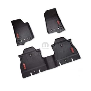 Image of best_sales_for_you 2018-2019 Jeep Wrangler JL 4 Door OEM All Weather Slush Mat Mopar 82215203AD