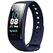 Meidexian888 Smart Wristband for iOS Android, Blood Pressure Heart Rate Sleep Monitor Remote Camera Waterproof Fitness Watch (Blue)thumb 1