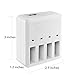Fstop Labs Rapid Battery Charger for DJI Tello, 4 in 1 Smart Multi Battery Intelligent Charging Hub RC Intelligent Quick Charging with 4 Battery Ports
