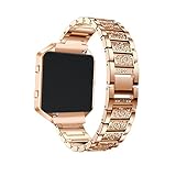 GBSELL Diamond Stainless Steel Watch Band