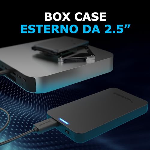 SABRENT External SATA 2.5" to USB 3.0 Gen 1 External Hard Drive SSD/HDD Case, [UASP SATA III Support] Black (EC-UASP)