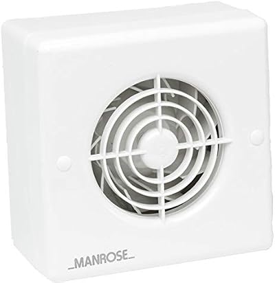 Manrose CF100T Centrifugal Fan Timer 100mm 4" Ducting Bathroom Toilet Extractor