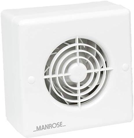 Manrose CF100T Centrifugal Fan Timer 100mm 4" Ducting Bathroom Toilet Extractor