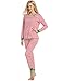Avidlove Womens Fitted Stripe Christmas Pajama Set Cotton Pjs Seasonal Sleepwear