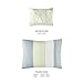 Comfort Spaces Windsor 5 Piece King Size Comforter Pintuck Pleated Striped Pattern Ruffled Patchwork Down Alternative Bedding Sets, Light Green/Off White