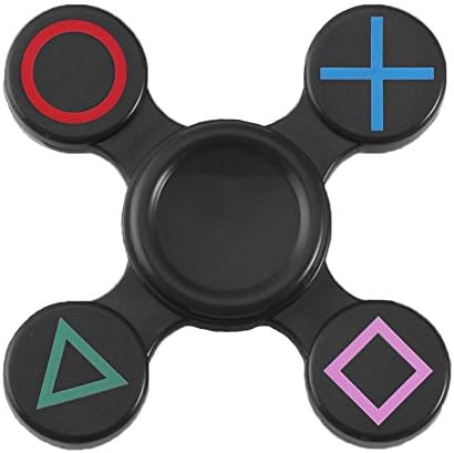 Hand Spinner Round Fidget PlayStation 4 PS4 Controller Metal Focus Toy EDC ADHD (Type A)