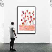 Framed Canvas Wall Art Beautiful Leaves Canvas Prints Home Artwork Decoration for Living Room,Bedroom - 16x24 inches