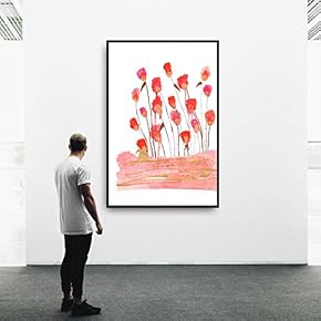 Framed Canvas Wall Art Beautiful Leaves Canvas Prints Home Artwork Decoration for Living Room,Bedroom - 16x24 inches
