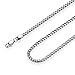 REVEMCN Reve Jewelry 3mm Stainless Steel Franco Chain Necklace for Men and Women, 20-30 Inches