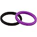 Learn Fit Fun WNDRNG - Women's Ultra Thin Stackable Silicone Wedding Ring. SET OF 10 Designer Color Rings. Perfect Promise, Engagement, or Wedding Band for Active Women. Size 4-10 (10 Ring Set, 8)