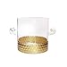 Fitz and Floyd Daphne Glass Ice Bucket, Gold