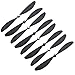 Helistar Propellers 4 Pairs Blades Accessories for GoPro Karma Drone Self-Tightening Propeller CW CCW Props