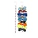 SockDock Sock Laundry Solution for Washing Drying & Storing Socks in Pairs, Clip & Hold Small & Long Socks in Washer Dryer & Closet, 2-Pack (Red)