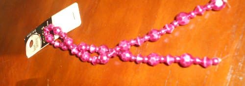 Bead Landing Pearls Facet 6 &amp; 8 MM Fuschia