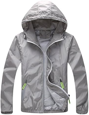 Tortor 1Bacha Men's Hooded Windbreaker Outdoor UV Sun Protection Jacket