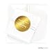 Andaz Press Round Circle Favor Gift Labels Stickers, Metallic Gold Ink, Thank You for Celebrating with US, 40-Pack