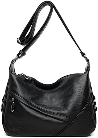 Women's Retro Casual Hobo Shoulder Bags Soft PU Leather Crossbody Bags for Women
