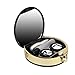 GBSELL Perfume Bottle Retro Shaped Contact Lens Case Box Container Holder Box (Black)