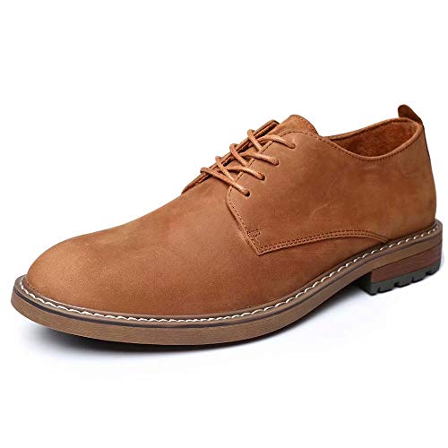 Mens Dress Shoes, Lace Up Plain Toe Leather Oxford