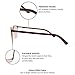 Axon Optics JURA - Migraine Glasses, Relief for Light Sensitivity, Photophobia, Fluorescent Lights (Brown, Indoor)