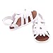 Voberry® Baby Infant Girls Flower Shoes Summer Crib Sandals (12~18 Month, White )