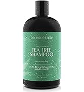 Dr. Hempster Tea Tree Oil Shampoo - 8 oz - Hemp Oil Shampoo for Itchy, Flaking Scalp - with Peppe...