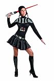 Secret Wishes Star Wars Female Darth Vader Costume, Black, Small
