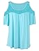 Women's Loose Short Sleeve Cut Out Off Shoulder Crochet Lace Tops Plus Size