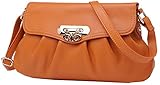 Heshe New Fashion Soft Leather Cross Body Shoulder Bag Handbag Easy Carry