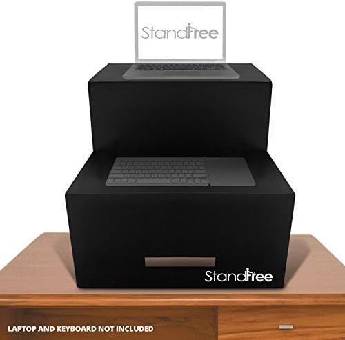 Computer Standing Work Desk Station- for your PC, Laptop, Monitor, KeyBoard and Mouse - for Your Home or Office - Made from Industrial Grade Water Resistant Cardboard