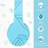 PowerLocus-Headphones-Over-Ear-for-Kids-Bluetooth-Wireless-Headphones-with-Microphone-Safe-Volume-85DB-Limited-Foldable-with-Carry-Case-Wireless-and-Wired-Headset-with-Micro-SDTF-for-iPhonePC PowerLocus Kids Headphones, P2 Bluetooth Headphones for Kids with Volume Limit 85DB, Kids Wireless Headphones Over Ear…
