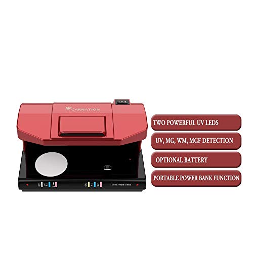 Carnation CRD12+ Counterfeit Bill Detector 2Way System, Scan Bills