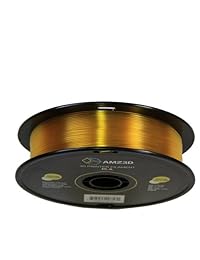 Trans de 1,75 mm. amarillo PLA 3d Printer filament 2.2 pound Spool (2.2 lbs) Dimensional precisión +  0,03 mm.