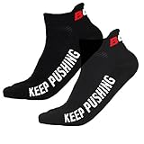 BGR8 Athletic Running Socks Unisex Added Cushion 2 Pairs (Large) â€¦