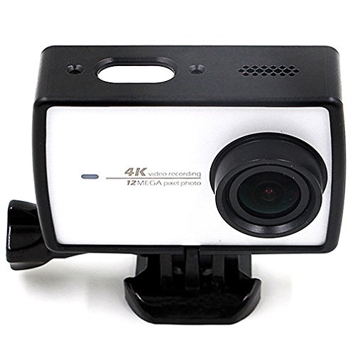 First2savvv XM2-BKK-A01 Border Frame BacPac Mount Protective Frame Expanded Edition Housing Case for XIAOMI Yi 4k action camera