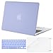MOSISO Plastic Hard Shell Case & Keyboard Cover Skin & Screen Protector Only Compatible with MacBook Air 11 inch (Models: A1370 & A1465), Serenity Blue