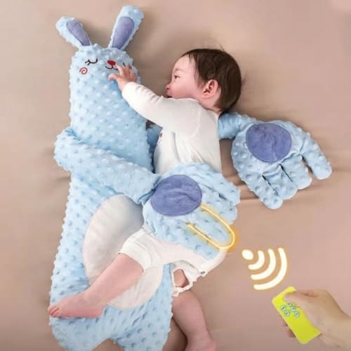 Almofada Nana Neném: Batidas Suaves e Música de Ninar para Sono do Bebê | Carregamento USB
