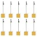 10pcs Table Number Holder Name Place Card Holder Memo Clip Holder Stand Note Holder Pictures Card Paper Menu Clip (Gold)