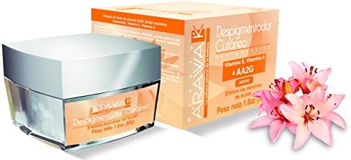 Arawak 2 Piece Natural treatment Day and Night for a spot free face: DARK SPOT REMOVER 1.8oz + ANTI-AGE MOISTURIZING CREAM WITH SOLAR PROTECTION 15, 1.8oz