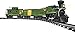 Lionel John Deere Battery-powered Model Train Set, Ready to Play with Remote