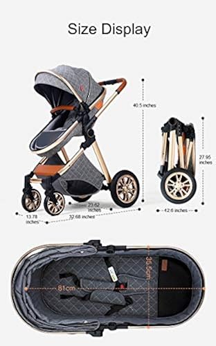 Baby Strollers Set Foldable Luxury Newborn Infant