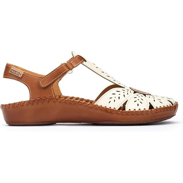 Amazon.com | Semi-Closed Shoes Leather P. Vallarta for Woman