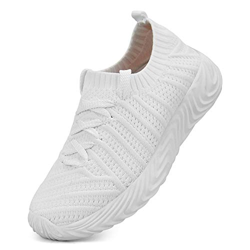 domirica Kids Shoes Tennis Running Shoes Walking Sneakers for Boys and Girls White 1.5 Little Kid