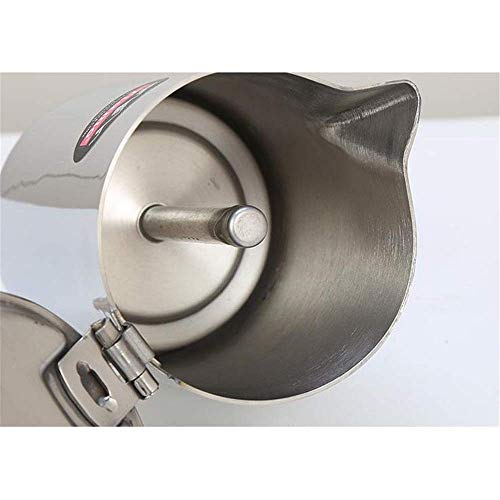 YAeele 300ML 6-Cup Edelstahl Stovetop Moka Espressomaschine Espressokocher Moka Pot Breite Bottom Home Hand Kaffee-Tee… – Bild 5